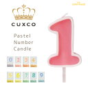 【GWセール★全品ポイント3倍】 【CUXCO】◇PASTEL◇ ナンバー キャンドル パステルカラー 数字キャンドル【メール便可】 【キッズ 誕生日 BIRTHDAY 誕生日 ケーキ用キャンドル ろうそく】あす楽 リトルレモネード