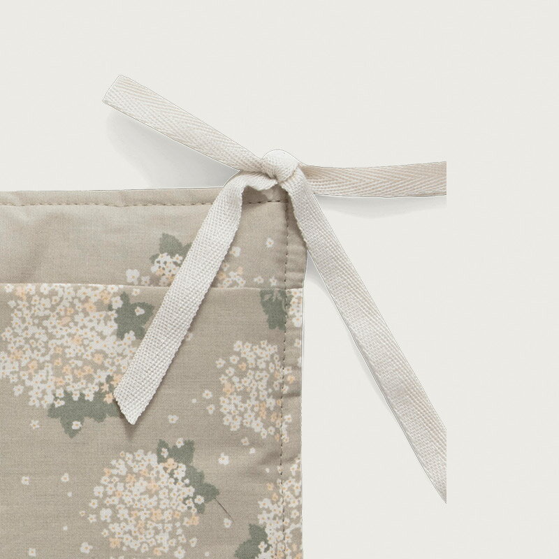 【Garbo&Friends】 Bed Pocket | Dogwood パーケール ベッドポケット ハナミズキ グレー ベビーベッド アクセサリー 出産準備 ギフト プレゼント ベビー用品 ガルボ&フレンズ リトルレモネード GF110021-3200-391GL 3