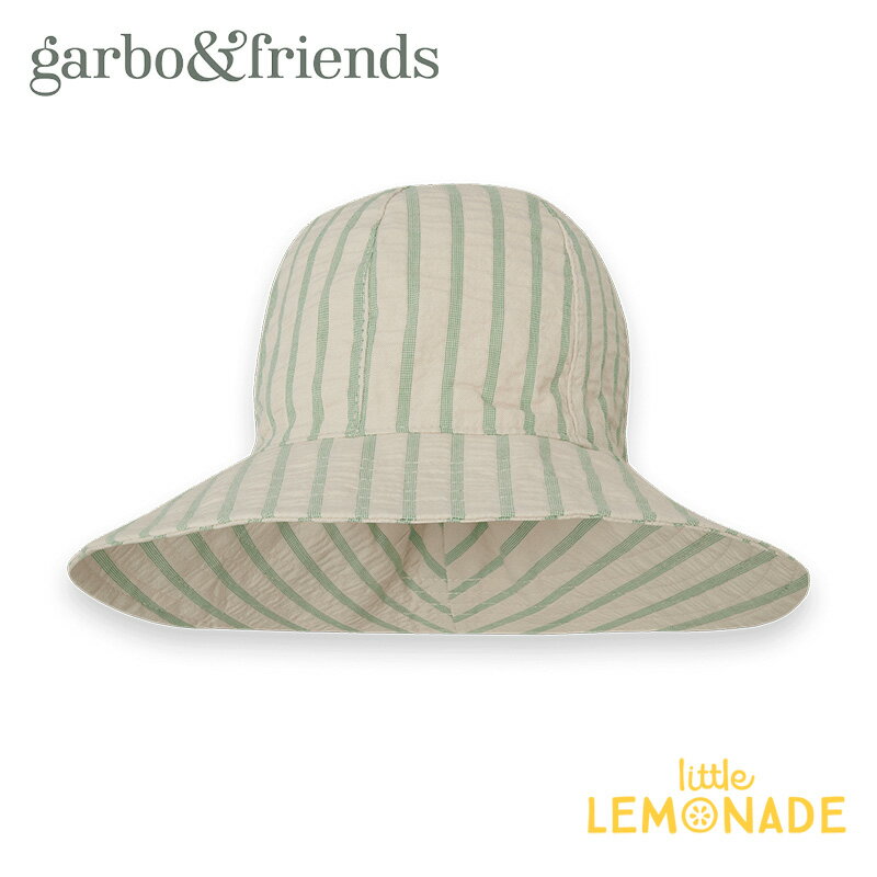 Garbo&Friends GRACE SEERSUCKER SUN HAT 46-48 / 6-12  50-52 / 1-4С褱˹ ȥ饤 ꡼ ܡ 褱˹ ϥå ˹ ह ह ͢ѥ Ҥɤ &ե  ȥ͡ GF79540242-6400 SS24 YKZ