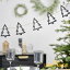 【Ginger Ray】Bunting Cut Out Trees Black 木製 クリスマスツリー ガーランド Wooden クリスマス 飾り 壁 X'mas デコレーション インテリア あす楽 リトルレモネード 2,013円