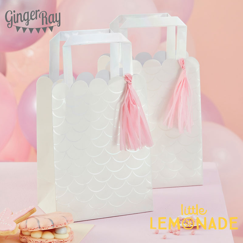 Ginger Ray åդڡѡХå ޡᥤ 5  ǥ ͵   ȥ꡼ȥХå Хå  λ եȥХå   Party Bag - Scale Print Party Bag with Tassels Mermaid Magic  ȥ͡