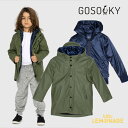 楽天リトルレモネード楽天市場店【GWセール★全品ポイント3倍】 【GOSOAKY】インナーダウン付き防水ジャンバー 【5-6歳（110cm）】 カーキー オリーブ アウター 防寒 コート 上着 子供服 ゴーソーキー AW リトルレモネード アパレル SALE