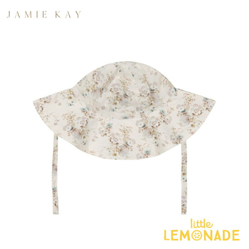 【Jamie Kay】 Organic Cotton Hat - Esme Floral 【9-24か月 Sサイズ /12-24か月 Mサイズ /2-4歳 Lサイズ 】帽子 ジェイミーケイ ニュージーランド おしゃれ 花柄 リゾート帽子 日よけ 日焼け…
