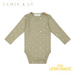 【Jamie kay】 Organic Cotton Fernley Long Sleeve Bodysuit 【3-6か月/6-12か月/1歳】 Apples Seneca Rock ボディ 長袖 トップス ロンパース ジェイミーケイ ニュージーランド おしゃれ リトルレモネード 子供服 アパレル Elenore Collection 24SALE ★特典付き★