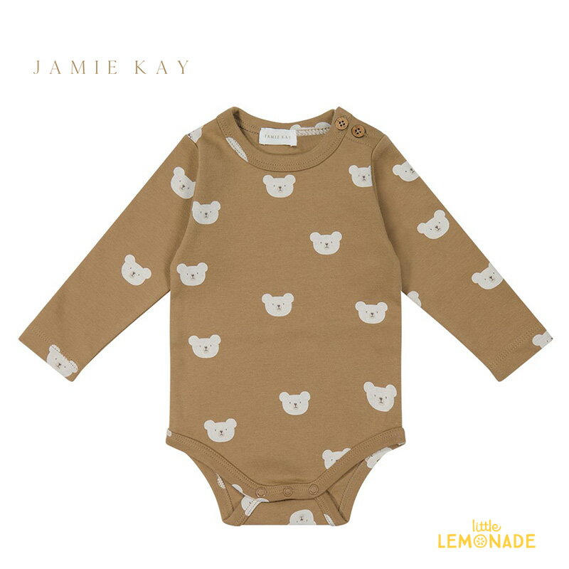Jamie kay Organic Cotton Fernley Long Sleeve Bodysuit 3-6 Bears Caramel Cream Ĺµ ٥ӡܥǥ  ܥǥ ٥ӡ ह ह Ҥɤ ȥ͡ ѥ Fleur Collection SALE 24SALE ŵդ