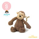 【Jellycat ジェリーキャット】 Sサイズ Bashful Monkey (BASS6MKNN) モンキー ぬいぐるみ 猿【プレゼント 出産祝い ギフト】 【正規品】 あす楽 リトルレモネード Lnw