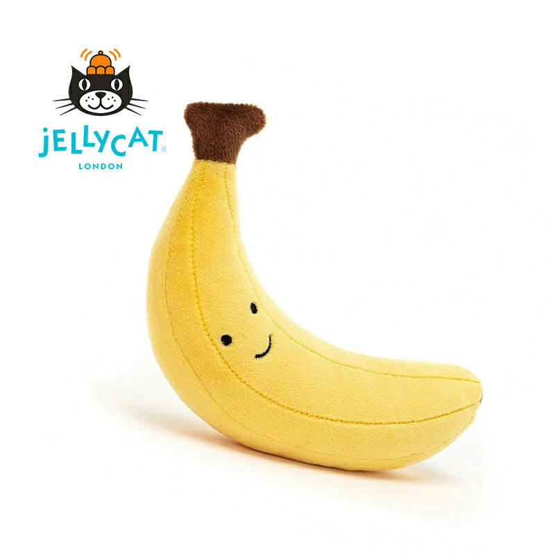 【Jellycat ジェリーキャット】 Fabulous Fruit Banana 17cm (FABF6B) バナナ ぬいぐるみ【プレゼント 出産祝い ギフト】 フルーツ 果物【正規品】 あす楽 リトルレモネード Lnwのサムネイル