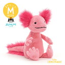 【Jellycat ジェリーキャット】 Mサイズ Alice Axolotl アリス アホロートル【プレゼント 出産祝い ギフト】 H27 X W12 CM ウーパールーパー ぬいぐるみ ホットピンク バースデー 【正規品】 あす楽 リトルレモネード AL3AX