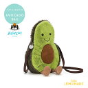 【Jellycat ジェリーキャット】Amuseable Avocado Bag (A4ASB) アボカド バッグ ポシェット ショルダーバッグ H29 X W15cm アミューズバルシリーズ ぬいぐるみバッグ 【プレゼント ギフト】【正規品】 あす楽 リトルレモネード