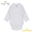 【Konges Sloejd】 MINNIE NEWBORN BODY GOTS 【3か月】 OPTIC WHITE 白 前開き ロンパース ボディ トップス 肌着 パジャマ コンゲススロイド ベビー 子供 女の子 男の子 リトルレモネード ベビー服 アパレル AW23 KS6055 SALEDA