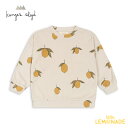【Konges Sloejd】 ITTY SWEAT SHIRT GOTS【12か月/2歳/3歳/4歳/5-6歳】MON GRAND CITRON パイル地 ト...