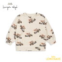 【Konges Sloejd】 ITTY SWEAT SHIRT GOTS【12か月/2歳/3歳/4歳/5-6歳】RACE パイル地 トップス キッズ コンゲス...