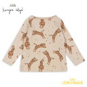【Konges Sloejd】 DREY LS TEE GOTS 【2歳】 TIGER トップス 長袖 ロンT 総柄 ボートネック トラ タイガー かっこいい アニマル コンゲススロイド ベビー キッズ 子ども リトルレモネード ベビー服 アパレル KS101487 ★SALED