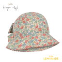 【Konges Sloejd】 ELIN BOW SUN HAT GOTS 【12-18か月/2-4歳/5-8歳】 FIOLA サンハット 帽子 つば付き ハッ...