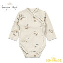コンゲススロイド BASIC LS NEWBORN BODY GOTS (0-1か月/3か月/6か月) Konges Sloejd オーガニックコットン 恐竜柄 kubi 総柄 ロンパース ボディ 肌着 新生児 赤ちゃん 子ども服 ベビー 50 60 70cm 出産祝い 出産準備 リトルレモネード アパレル KS103703 AW25 KTZ