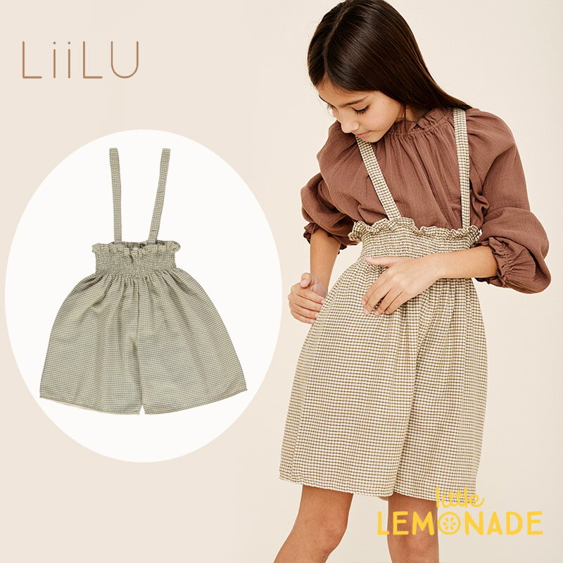 yLiiLuz Smocked Check Culottes y2/4/6΁zliaw22_059 `FbN TXy_[t Lbg nCEFXg {gX Rt Aqǂ COAp [ hCc I[KjbN gl[h Ap 22AW SALE