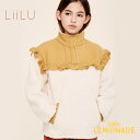 【GWセール★全品ポイント3倍】 【LiiLu】 Teddy Jacket【2歳/4歳/6歳】liaw22_050 異素材 切り替え アクセント もこもこ ジャケット コート アウター ホワイト 輸入子ども服 海外アパレル リール ドイツ オーガニック リトルレモネード アパレル 22AW SALE