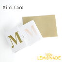 【Meri Meri】ミニカード Mr&Mrs バナー【カード結婚式 手紙 ウェディングカード】リトルレモネード メリメリ