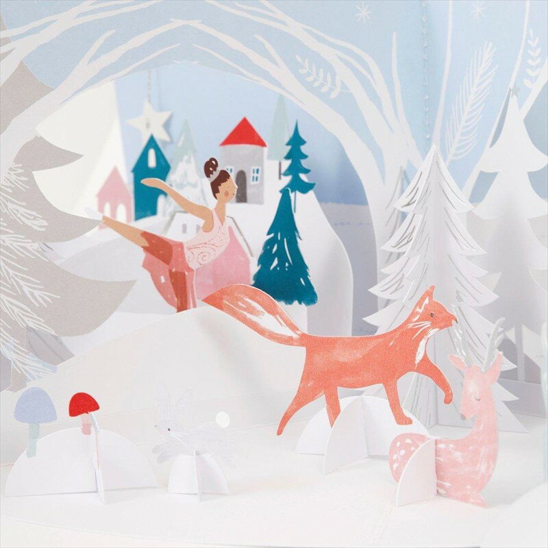 【Meri Meri】アドベントカレンダー2021 子ども ウィンターワンダーランド 紙製 クリスマス 森 動物 アニマル Winter Wonderland Paper Craft Advent Calendar メリメリ おしゃれ あす楽 リトルレモネード