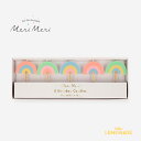 【Meri Meri】 Rainbow Candles レインボー キャンドル5個セット ろうそく 虹 誕生日 バースデー 記念日 お祝い ケーキキャンドル ケーキ装飾 リトルレモネード メリメリ (222894) 1000均