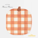 【Meri Meri】Gingham Pumpkin Napkins ギンガムチェック柄 パンプキン型 ナプキン 16枚入り 紙ナプキン ペーパーナフキン ハロウィン かぼちゃ テーブルコーディネート テーブル装飾 あす楽 リトルレモネード メリメリ (224343)