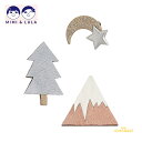 【Mimi&Lula】 SNOWY MOUNTAIN CLIP SET (802058 79) ヘアクリップセット アクセサリー わに口クリップ 女の子 頭 飾...
