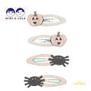 132110 98 【Mimi&Lula】 Pumpkin spider clips HALLOWEEN パンプキン＆スパイダークリップパック ヘアピン かぼちゃ 蜘蛛 ハロウィン ヘアアクセサリー アクセサリー ヘッドアクセサリー 女の子 誕生日 お出かけ プレゼント ギフト ミミアンドルーラ リトルレモネード