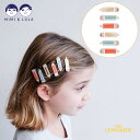 【Mimi&Lula】PENCIL MINI CLIPS ヘアクリップ 6個セット ヘアアクセサリー アクセサリー 女の子 えんぴつ ペンシル クレヨン 誕生日...