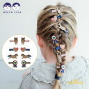 【Mimi&Lula】Pony mini clips HORSE & HOUND ヘアクリップ 8個セット ヘアアクセサリー アクセサリー 女の子 ポニー ウマ...