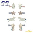 【Mimi&Lula】 Unicorn mini clips ユニコーン クリップセット ヘアピン ヘアアクセサリー アクセサリー オシャレ ヘッドアクセサリー...