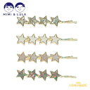 【Mimi&Lula】 Mega sparkle grips CHRISTMAS メガ スパークル ヘアピンセット キラキラ星 ほし スター ヘアアクセサリー ...