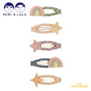 【Mimi&Lula】RAINBOW & STAR MINI CLAC CLACS レインボースター クリップセット ヘアピン ヘアパッチン パッチン留め ヘア...