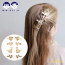 【Mimi&Lula】LARRY LEOPARD MINI CLIPS レオパード クリップセット ヘアピン ヘアアクセサリー アクセサリー オシャレ ヘッドア...
