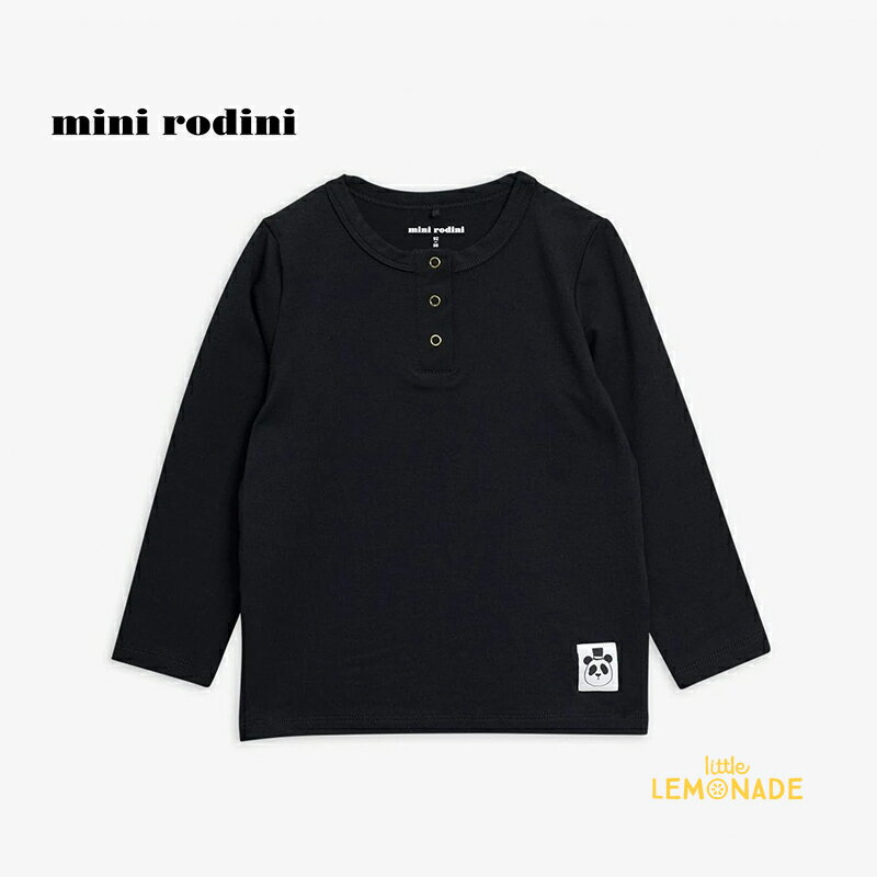 【Mini Rodini】BASIC LONG SLEEVE T-SHIRT 【80 / 9か月 92 / 1.5歳】 長袖 Tシャツ パンダ シンプル カットソー ベーシックシリーズ スウェーデン 1000007899 ミニロディーニ あす楽 リトルレモネード YKZ 24SALE