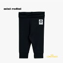 【Mini Rodini】Basic nb leggings / Black 【56 / New born・62 / 4か月】 ベビー服 レギンス 黒 パンダ ベーシックシリーズ basic スパッツ ボトムス スウェーデン 1000000799 ミニロディーニ リトルレモネード