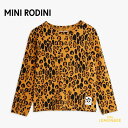 【Mini Rodini】BASIC LEOPARD LONG SLEEVE T-SHIRT 【68 / 4か月・80 / 9か月・92 / 1.5歳】 レオパード 長袖 Tシャツ ヒョウ柄 パンダ シンプル カットソー ベーシックシリーズ スウェーデン 1000007913 ミニロディーニ リトルレモネード