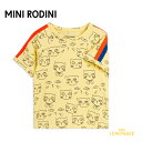 【Mini Rodini】 CATHLETHES AOP SS TEE Tシャツ 【80/86】総柄 Tシャツ 半袖 キャット イエロー サイドライン 猫 ベビー服 子ども服 輸入アパレル 海外こども服 北欧 リトルレモネード ミニロディーニ (2422014123) アパレル SS24 ★SALED