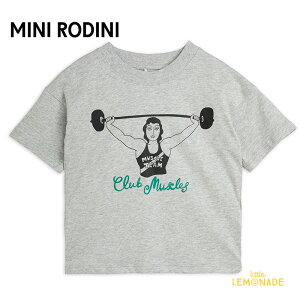 Mini Rodini CLUB MUSCLES SP SS TEE T 80/8692/98104/110ۥ֥ޥå T Ⱦµ 졼 ٥ӡ Ҥɤ ͢ѥ ɤ ̲ ȥ͡ ߥ˥ǥ (2422014394) ѥ YKZ SS24