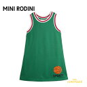 【Mini Rodini】 BASKET MESH SP TANK DRESS 【92/98・104/110・116/122】 メッシュ ノースリーブ ワンピース バスケットボール ワンポイント プリント ベビー服 輸入アパレル 海外こども服 リトルレモネード ミニロディー二(2425011375) アパレル YKZ SS24