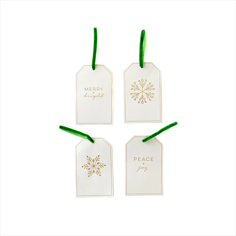 【my mind's eye】 シンプル クリスマス ギフト タグセット Glam Snowflakes Gift Tag Set ギフトタグ クリスマス プレゼント オーナメント 飾りChristmas party 雪の結晶 紙製オーナメント あす楽 リトルレモネード