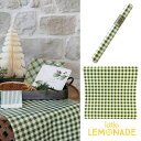 【my mind's eye】 グリーン ギンガムチェック テーブルランナー 紙製 Botanical Christmas Green Gingham Table Runner クリスマス テーブルコーディネート 誕生日 Christmas テーブルセンター バースデー パーティー 誕生日会 あす楽 リトルレモネード