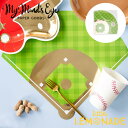 【my mind's eye】 野球 ダイヤモンド型 プレースマット ランチョンマット 紙製 パーティー デコレーション 飾り テーブルコーディネート デコレーション スポーツ ベースボール BAS1021 リトルレモネード
