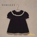 【NORALEE】 AMELIA DRESS | BLACK 【12か月/2歳/4歳】 アメリア ドレス ブラック地 フリル レース フォーマル 結婚式 お呼ばれ パーティー 発表会 お誕生日会 撮影会 黒 クラシカル ワンピース NL050RAVN あす楽 リトルレモネード AW23 YKZ