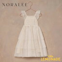 【NORALEE】 VALENTINA DRESS 【2歳/4歳】 IVORY ヴァレンティナ ドレス アイボリー 細身 キャザーフリル肩 レースフリルスカート フォーマル 結婚式 お呼ばれ パーティー 発表会 お誕生日会 撮影会 ワンピース リトルレモネード NL091GENT KTZ