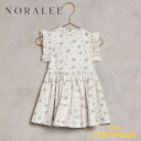 【NORALEE】 ALICE DRESS 【12か月/2歳/4歳 】 POSIES ドレス ホワイト 花柄 ワンピース フリル レース ノースリーブ フォーマル 子ども キッズ 結婚式 お呼ばれ パーティー 発表会 お誕生日会 撮影会 アリス クラシカル オケージョン ワンピース リトルレモネード NL001SES