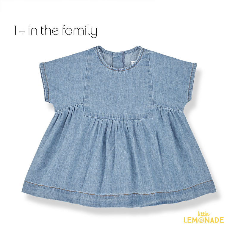 1+ in the familyELISABETTA s.sleeve dress | DENIM 12/24/36Ⱦµԡ ǥ˥ dress 奢 ٥ӡ ⥢󥶥եߥ꡼ Ҥɤ ȥ͡  ѥ SS24 KTZ