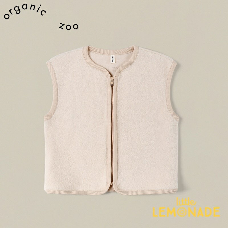 楽天リトルレモネード楽天市場店【Organic Zoo】 Almond Fleece Vest 【6-12か月/1-2歳/2-3歳/3-4歳】 ホワイト アーモンド ベスト 生成り フリース オーガニックコットン オーガニックズー ベビー 子供 おしゃれ あす楽 リトルレモネード アパレル 22AW 11AFVOZ SALE