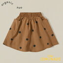 【Organic Zoo】 【Organic Zoo】 Gold Dots Tutti Skirt 【1-2歳/2-3歳/3-4歳】 ドット柄 スカート ブラウン ネイビー 水玉 ボトムス オーガニックコットン オーガニックズー ベビー 子ども むすめ服 あす楽 リトルレモネード アパレル SS23 12SKGDOZ SALE YKZ