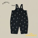 【Organic Zoo】Charcoal Midnight Dungarees【1-2歳/2-3歳/3-4歳】 サロペット ダンガリー 月柄 ミッドナイト オーガニックコットン つなぎ オーガニックズー ベビー 子ども むすこ服 むすめ服 海外こども服 おしゃれ あす楽 リトルレモネード アパレル AW23 13CMDOZ