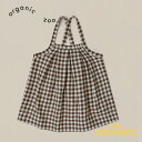 【Organic Zoo】Gingham Tribe Skirt 【1-2歳/2-3歳/3-4歳】 ジャンパースカート ギンガム チェック柄 肩紐付きスカート Plaid オーガニックズー ベビー 子ども むすめ服 海外こども服 おしゃれ あす楽 リトルレモネード アパレル AW23 13GHTSK